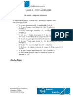 Taller 03 - Contabilidad II