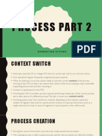 OS Context Switch & Process Creation, Termination