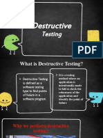 Types of destructive testing methods for materials and structures