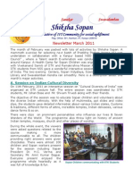 Shiksha Sopan March 2011 Newsletter