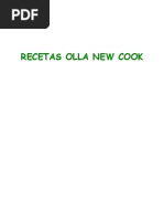 Download RECETAS OLLA NEW COOK by Mula PC SN51372422 doc pdf