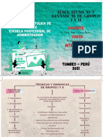 Técnicas y Dinámicas de Grupos I y II