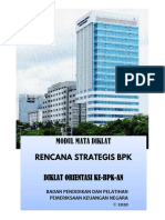 Rencana Strategis BPK Orientasi 2020