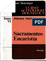 Curso de Teologia Dogmatica. Sacramentos Eucaristía- Auer Johann