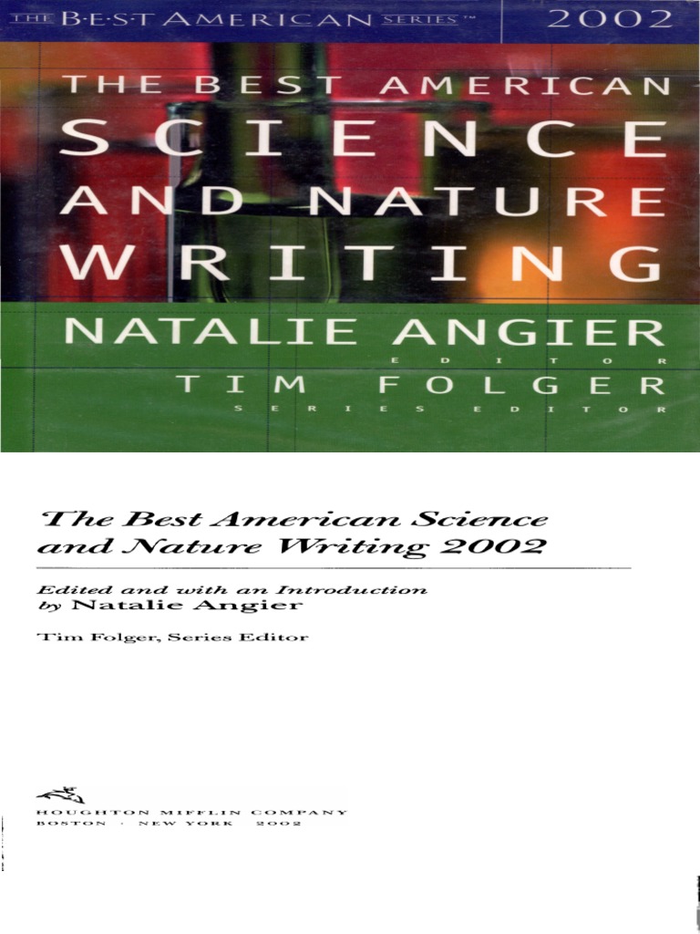 The Best American Science and Nature Writing 2002 PDF Self Esteem Inflation (Cosmology)