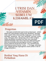 Vitamin dan Nutrisi Penting Sebelum Kehamilan