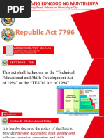 Republic Act 7796: University Road, Poblacion, Muntinlupa City