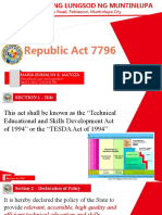Republic Act 7796: University Road, Poblacion, Muntinlupa City