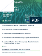 Introduction To Cancer Genome Analysis
