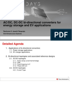 AC/DC, DC-DC Bi-Directional Converters For Energy Storage and EV Applications