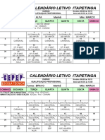 CALENDÁRIO DE MARÇO