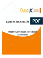 2.1.3 Control de Documentación en Obra