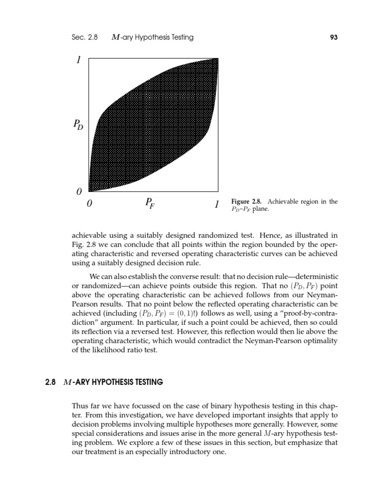 M-ary Hypothesis Testing Overview | PDF | Statistical Hypothesis ...