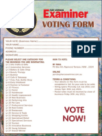 2021 Annual Business Awards Voting Form
