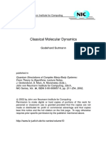 Classical Molecular Dynamics: Godehard Sutmann