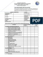 On-site Monitoring Form (Standard)