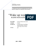 "Wake Up World": Radio Magazine