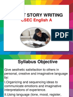 CSEC Short Story Writing