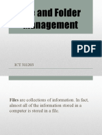 File and Folder Management