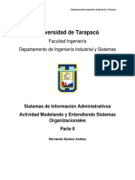 Universidad de Tarapacá: Facultad Ingeniería Departamento de Ingeniería Industrial y Sistemas