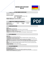 Material Safety Data Sheet BAL-28L: 1. Chemical Product and Company Identification