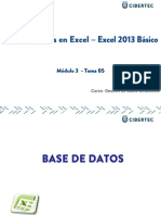 Tema 05-Base de Datos en Excel