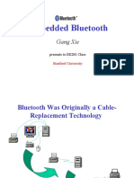 Embedded Bluetooth: Gang Xie