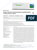 Study On Demand and Characteristics of Parking System in Urban Areas: A Review