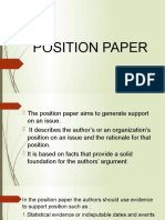 COVID-19 Crisis Position Paper