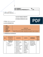 5 Años - Actividad Del Dia 14 de Mayo