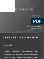 Referat Hemoroid (Presentasi)