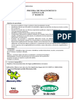 Prueba Diagnostico 1° 2020