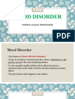 Mood Disorder: FARWA LIAQAT F2019241426
