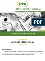 Universidad Tecnológica de Honduras: Gerencia Estratégica I