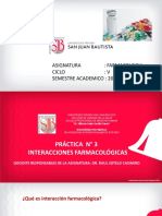 Interacciones Farmacológicas