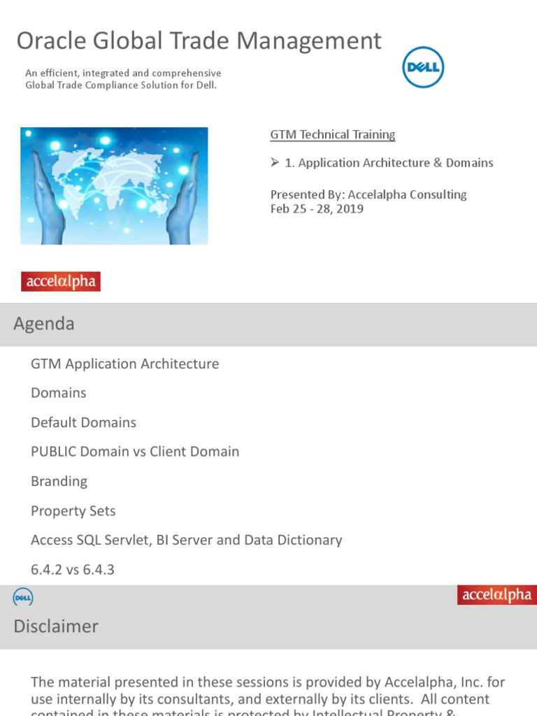 1.technical Training - Application Architecture & Domains | PDF ...