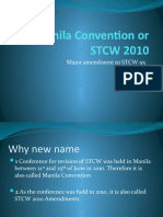 Manila Convention or STCW 2010