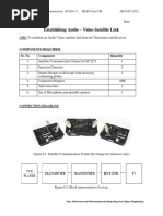 Expt 8 - Satellite Communication Audio and Video