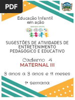 Caderno 4 Maternal III