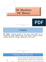 DC Machines DC Motors: Dr. Mohanalakshmi J., Assistant Professor, Dept. of Eee, Mce, Hassan