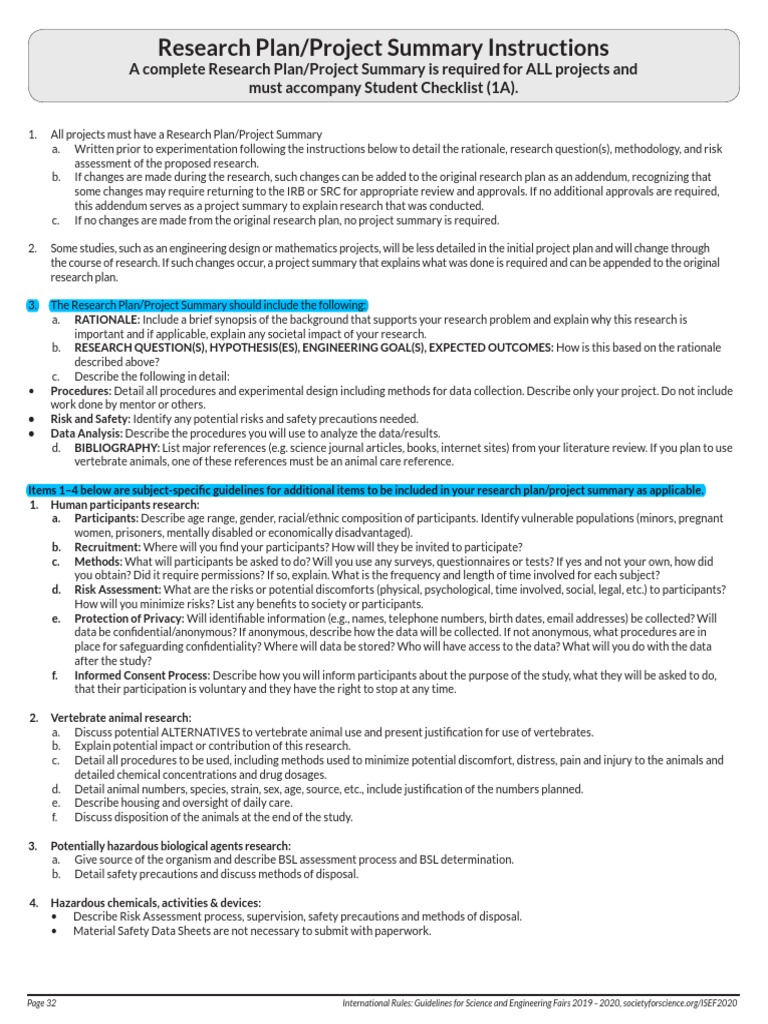research-plan-project-summary-instructions-pdf-risk-science