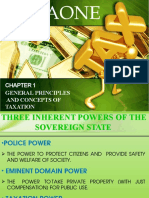 General Principles and Concepts of Taxation