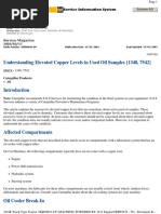 Understanding Elevated Copper Levels in Used Oil Samples