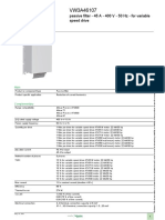 Product Data Sheet: Passive Filter - 45 A - 400 V - 50 HZ - For Variable Speed Drive