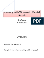 Working With Whanau in Mental Health Working With Whanau in Mental Health