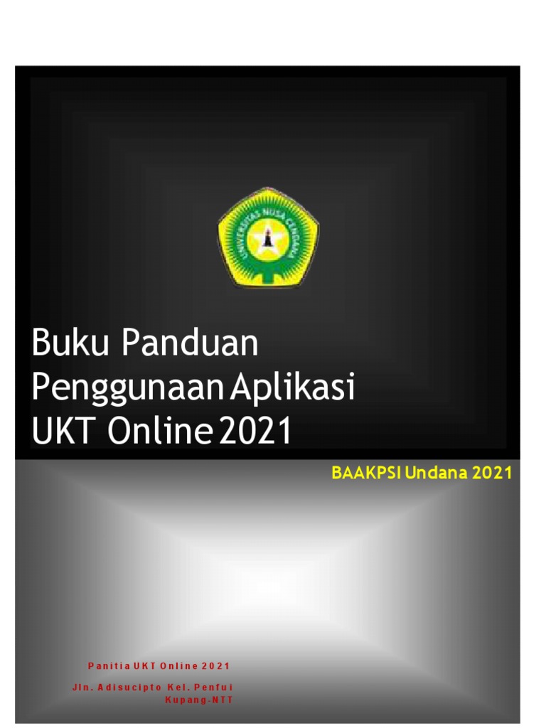 Panduan UKT Online Undana 2021 | PDF