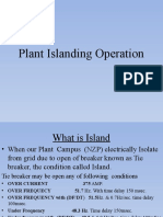 Plant Islanding Operation