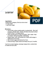 Mango Starter
