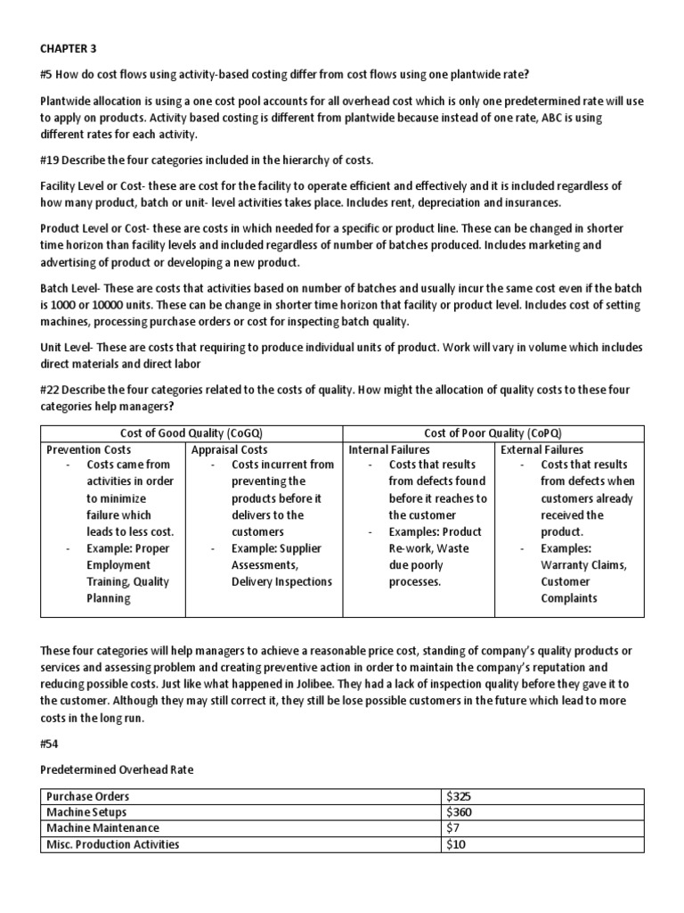 Managerial Accounting Midterm Review | PDF | Cost Of Goods Sold | Inventory