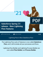 Salesforce Spring '21 Release - New Lightning Flow Features